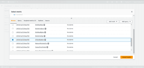Fig 9.6: Search for the instance you made