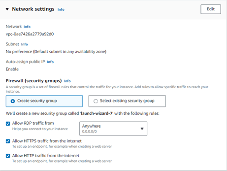 Instance Configuration